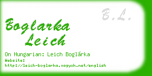boglarka leich business card